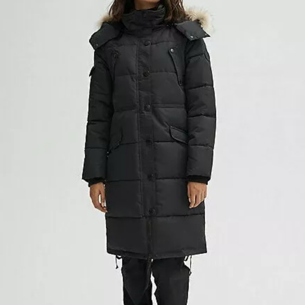 NOIZE Kaylee Winter Coat/Parka Large Black